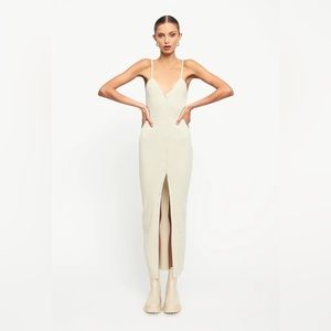 LIONESS CASA MIDI DRESS | CREAM